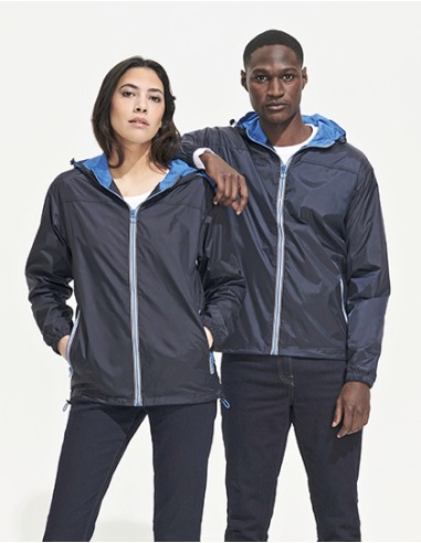 S-01171-Unisex Lined Windbreaker Skate Jacket